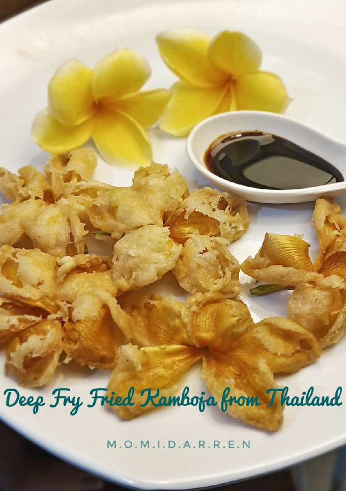 Foto resep Deep fry fried kamboja from thailand