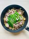 15 mins Miso Cabbage Pork Stew