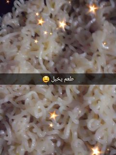 صورة لوصفة اندومي 🍜 على طريقتي 😊