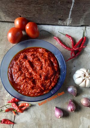 Foto resep Sambal Merah Sederhana