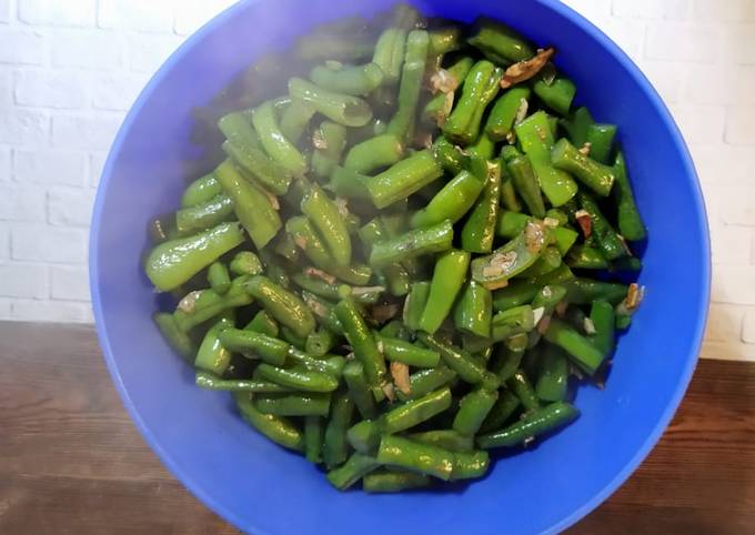 Resep: Tumis buncis bawang putih lada hitam Farah Quinn