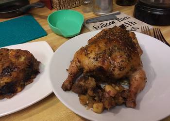 How to Cook Perfect Rock Cornish Game Hen stuffed and glazed