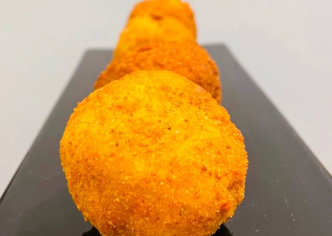 Arancini (da riciclo) con panatura magica