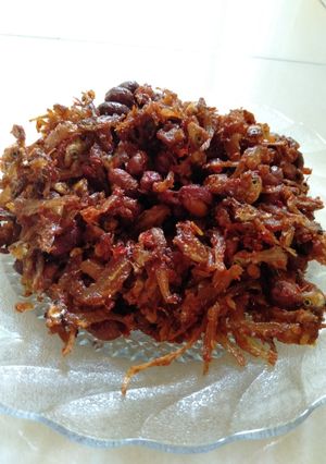 Foto resep Teri kacang balado