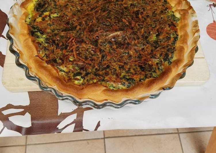 Comment Cuisiner Tarte oignons epinard