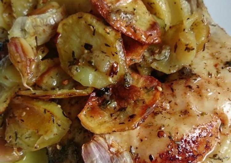 Traseros de pollo al horno