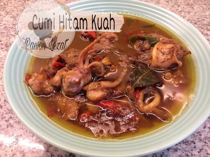 Ternyata begini lho! Resep gampang memasak Cumi hitam kuah (masak nus) yang enak