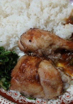 A picture of Guinness chicken.