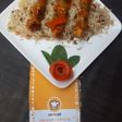 Peri peri skrewers with fried rice