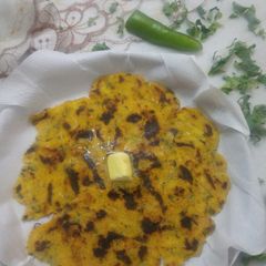 A picture of Makki ki roti.