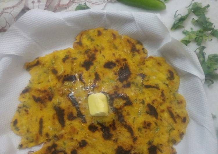 How To Make Perfect Makki Ki Roti Cookandrecipe Com