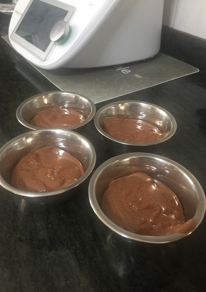Una foto de Mousse de chocolate en Thermomix