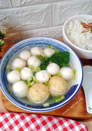 Foto resep Sup bakso ikan