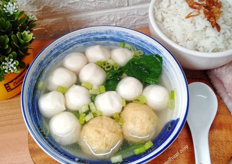 Resep Sup Bakso Ikan Oleh Susan Mellyani Cookpad