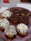 Donat kentang (glaze coklat)