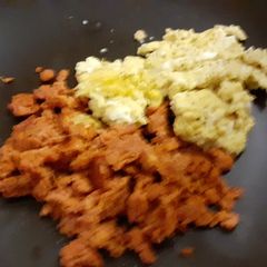 Chorizo sausage meat A picture of Chorizo sausage meat.