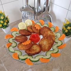 A picture of Meat mince patty tikki.