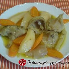 A picture of Artichokes "à la polita".