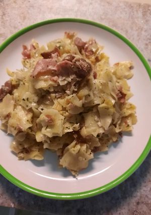 Tejszínes sonkástészta (gm) recept fotója