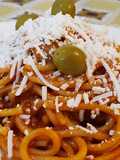 Espaguetti con champiñones en la olla Ninja Foodi