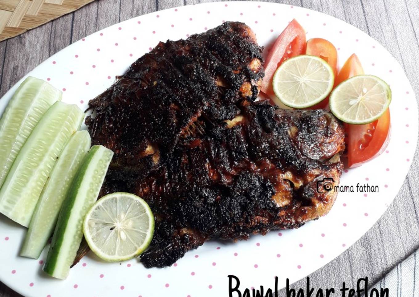 Bawal bakar teflon