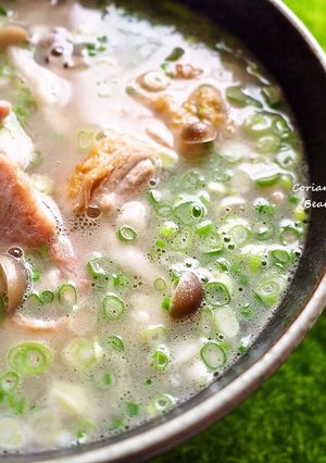 菇菇蔥雞湯 的食譜成品照片
