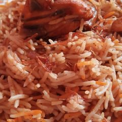 A picture of Chicken tikka biryani🤩.