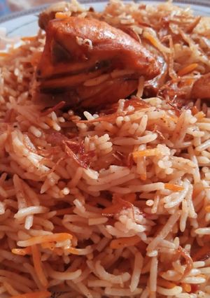 A picture of Chicken tikka biryani🤩.