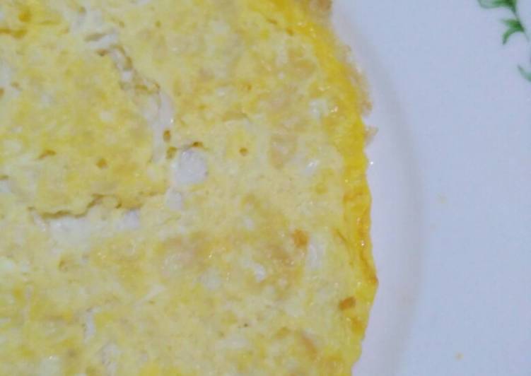 Cara Gampang Menyiapkan Omelet tahu sutra Anti Gagal