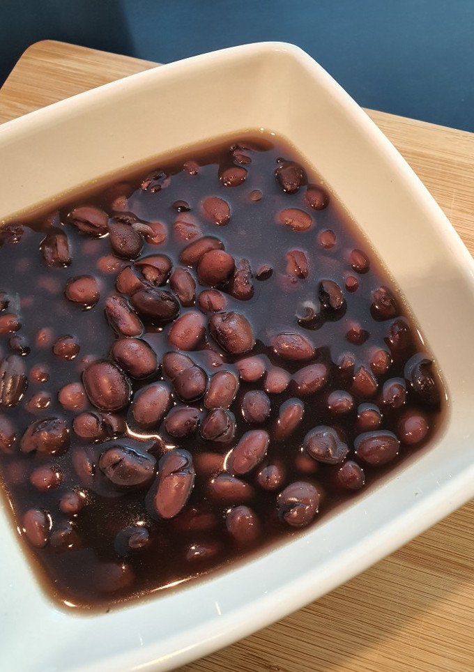 Una foto de Frijoles negros en olla express