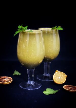 صورة لوصفة عصير الليمون بنعناع 🍋