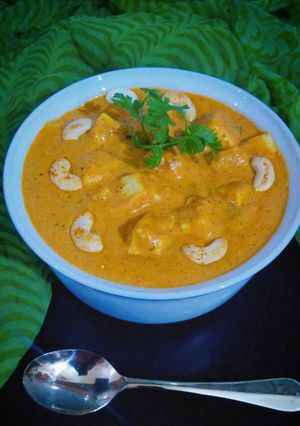 रजवाड़ा पनीर(rajwada paneer recipe in hindi) रेसिपी मुख्य फोटो