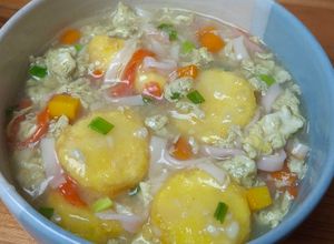 Foto resep Egg Drop Soup (Sup Telur)