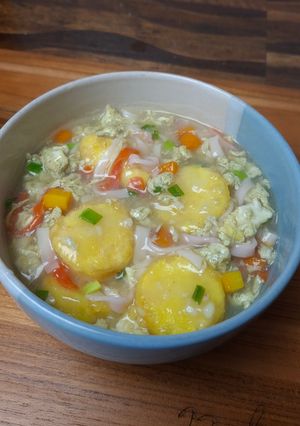 Foto resep Egg Drop Soup (Sup Telur)