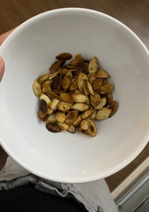 Una foto de Semillas de zapallo snack