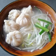 Shrimp Dumpling with Soup A picture of Shrimp Dumpling with Soup.