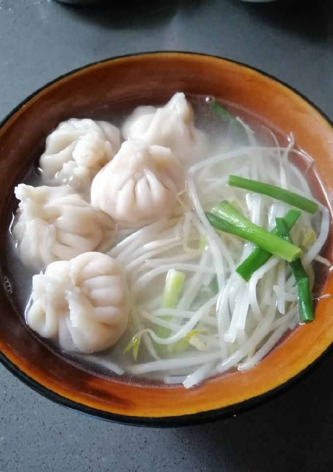 A picture of Shrimp Dumpling with Soup.