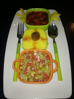 عکسی از دستور خورش کله گنجشکی