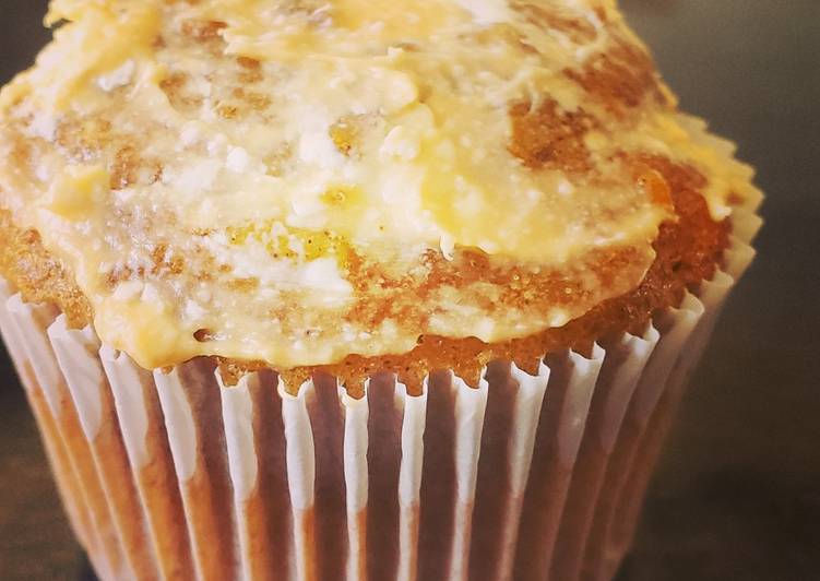 CupCakes de zanahoria con piña