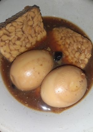 Foto resep Semur telur tempe