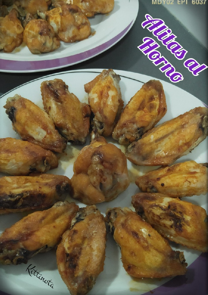 Una foto de Alitas al horno