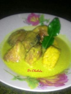 Foto resep Ikan tongkol tahu masak santan