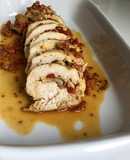 Pechuga de pollo rellena de hongos