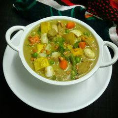 A picture of Vegetable korma.