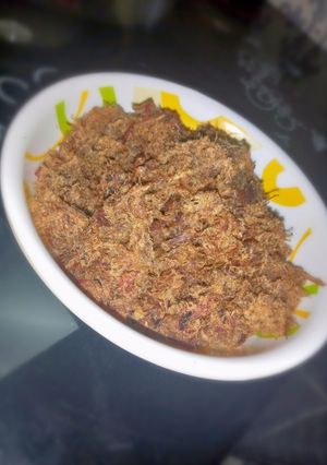 A picture of Meat floss.
