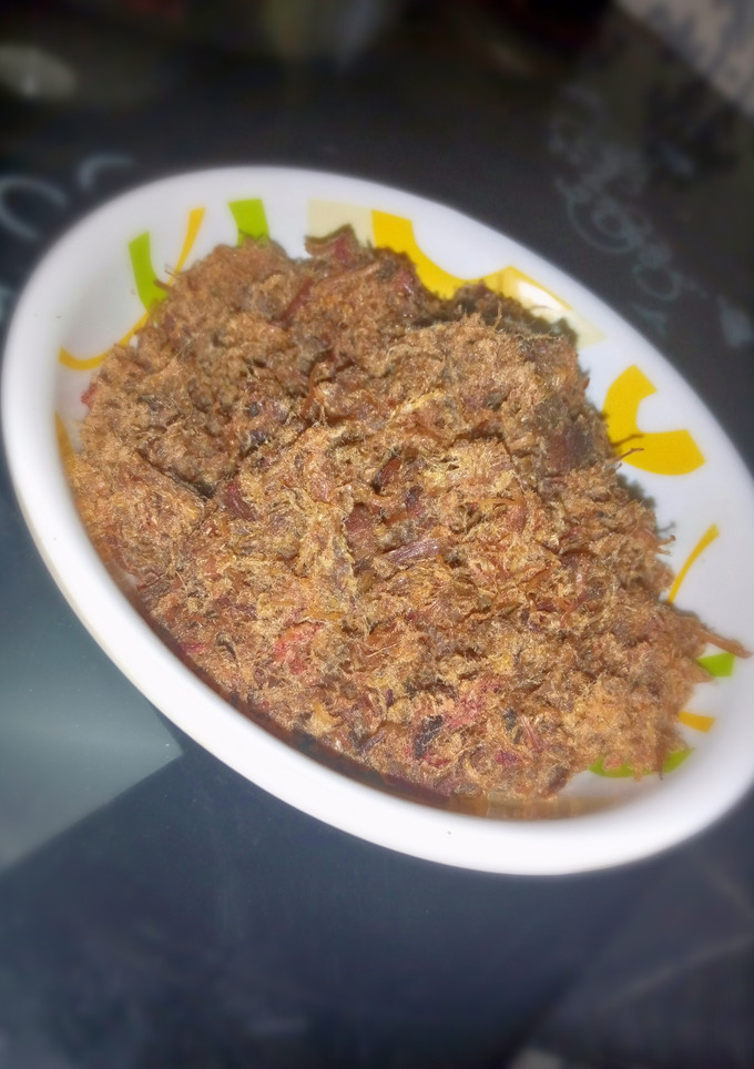 A picture of Meat floss.