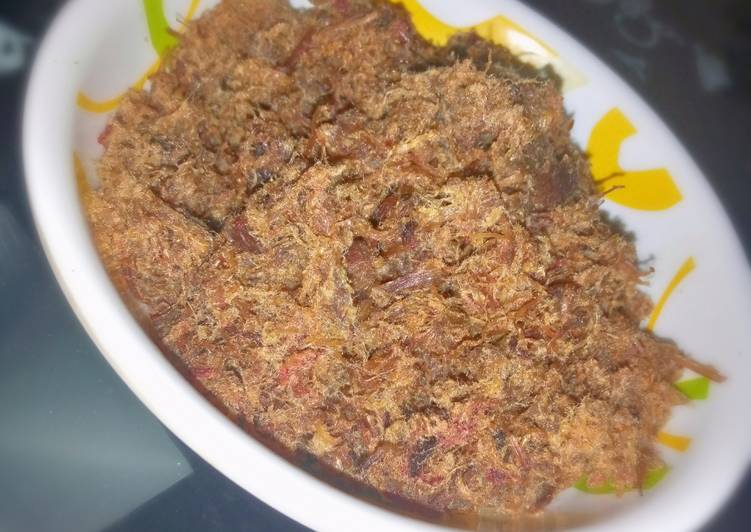 Easiest Way to Make Super Quick Homemade Meat floss