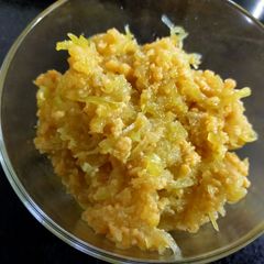 A picture of Bottle Gourd Halwa.