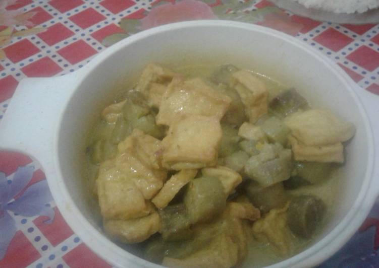 Terong tahu susu putih