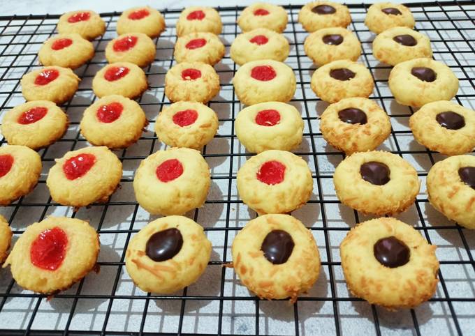 Cookies Thumbprint Tanpa Mixer Tanpa Oven